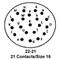 ITT CANNON KPT02E22-21PY
